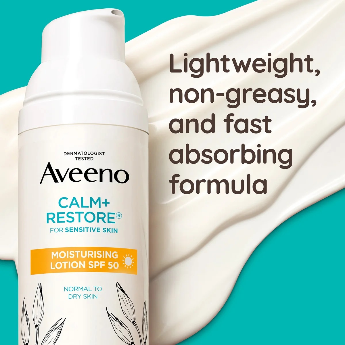 Aveeno Face Calm & Restore Moisturising Lotion SPF 50 Aveeno Face Calm & Restore Moisturising Lotion SPF 50
