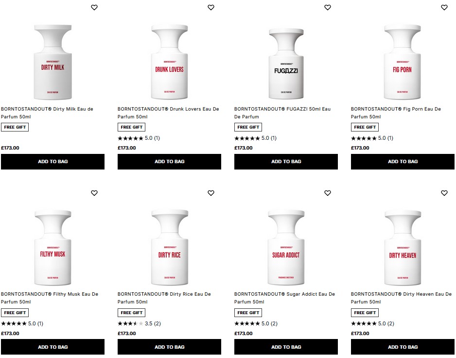 20% off BORNTOSTANDOUT at Cult Beauty