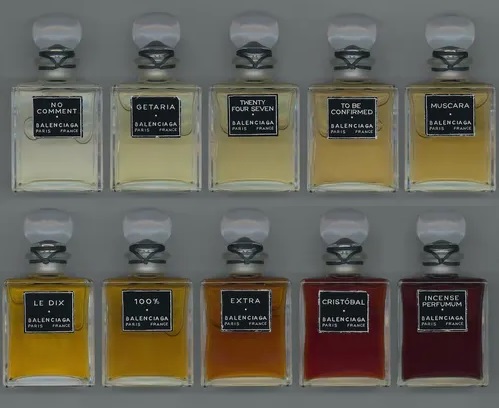 Balenciaga has released the new Le Dix collection of 10 fragrances