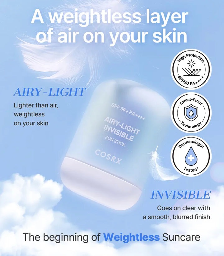 COSRX Airy-Light Invisible Sun Stick COSRX Airy-Light Invisible Sun Stick