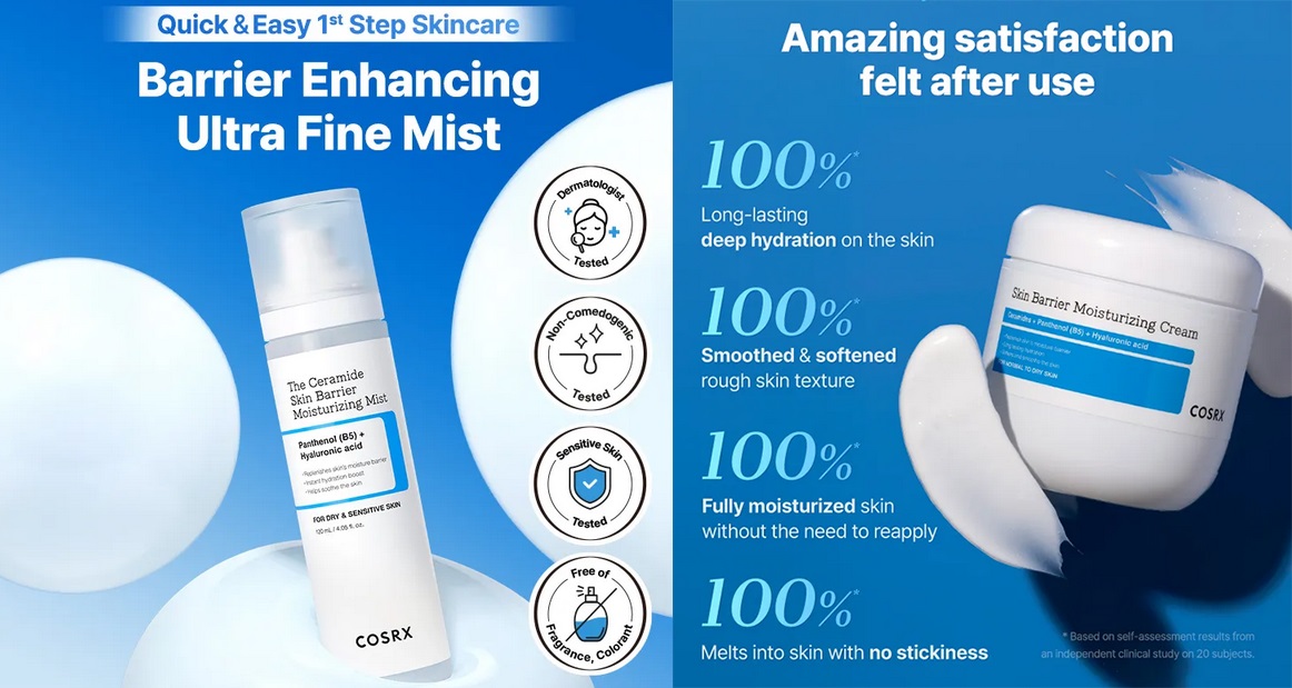 New launches from COSRX at Yesstyle