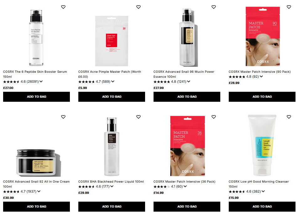 20% off COSRX at Cult Beauty 20% off COSRX at Cult Beauty