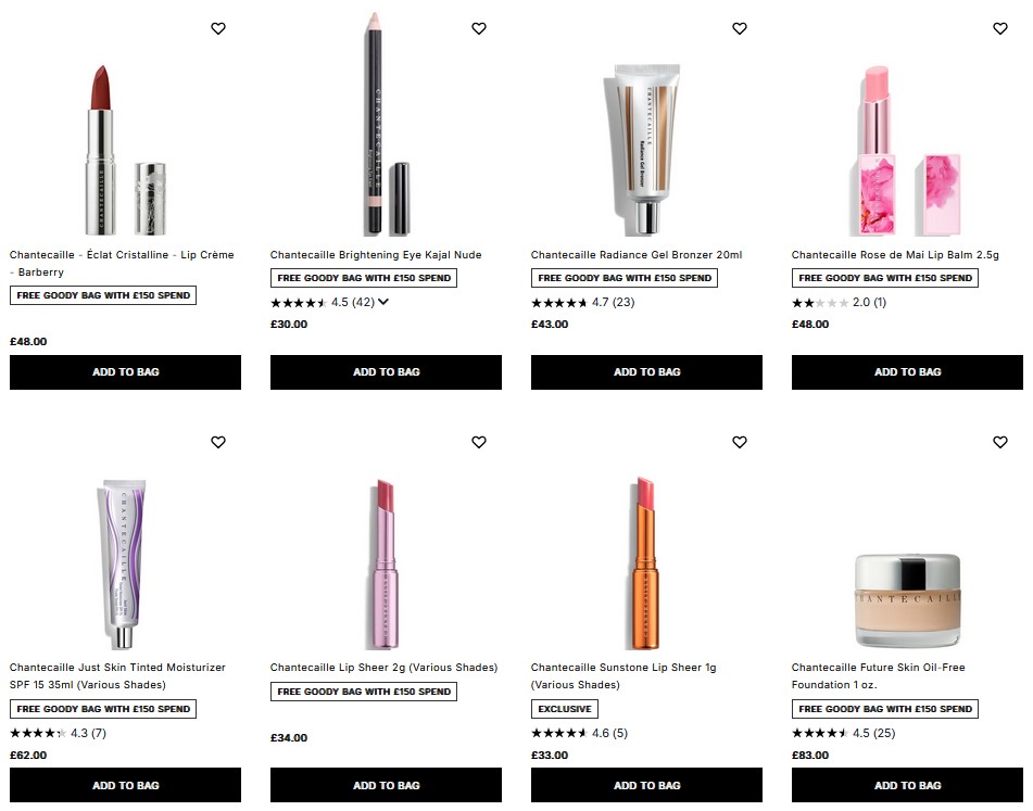 20% off Chantecaille at Cult Beauty