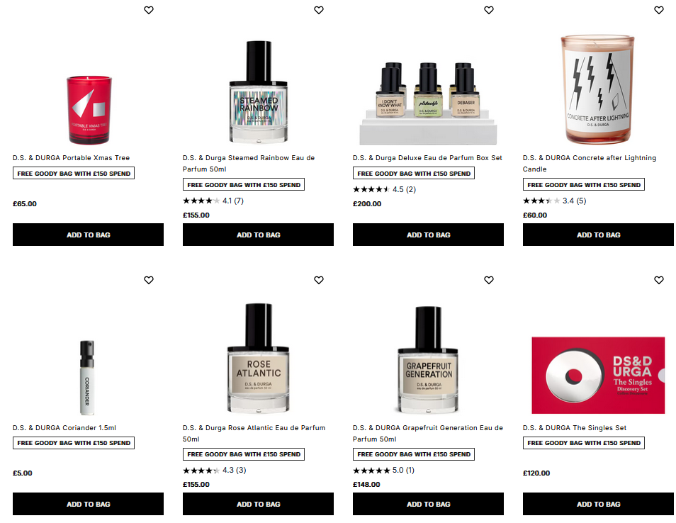 20% off D.S. & DURGA at Cult Beauty