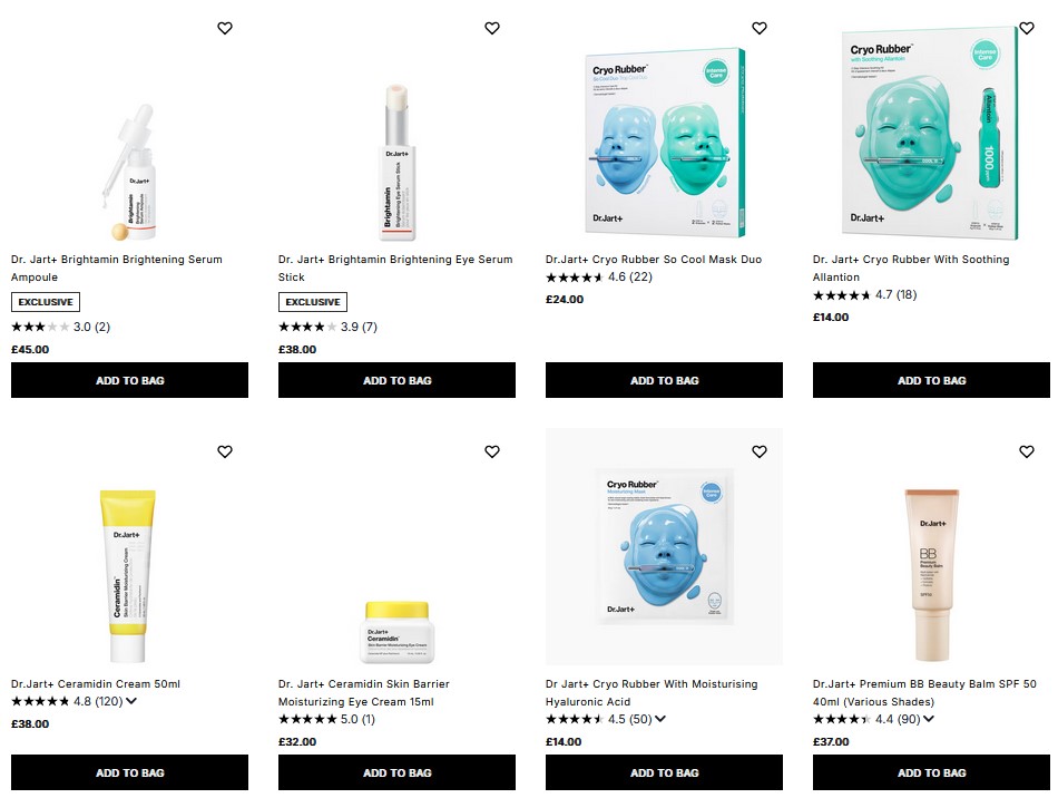 20% off Dr. Jart+ at Cult Beauty