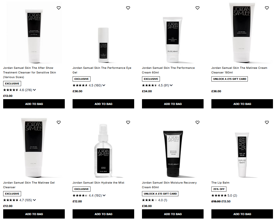 20% off Jordan Samuel at Cult Beauty 20% off Jordan Samuel at Cult Beauty
