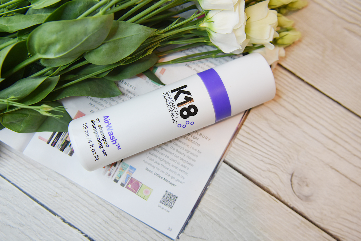 K18 Biomimetic Hairscience AirWash Dry Shampoo Review K18 Biomimetic Hairscience AirWash Dry Shampoo Review