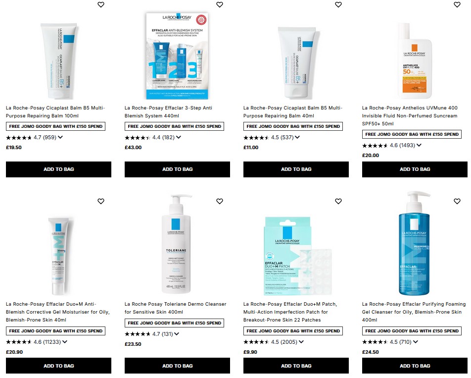 20% off La Roche-Posay at Cult Beauty