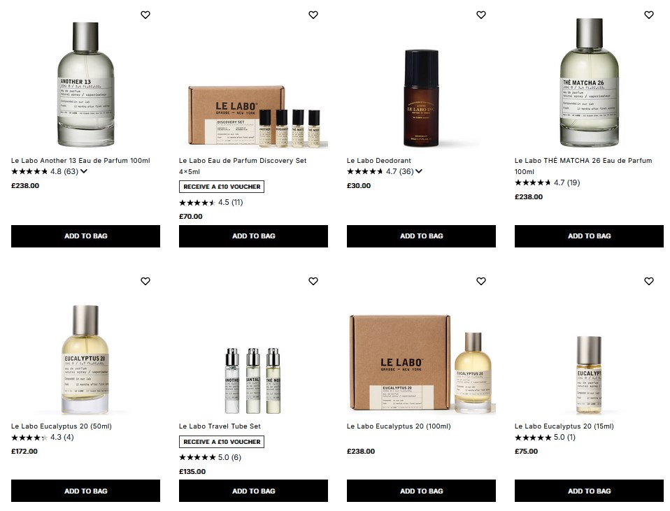 20% off Le Labo at Cult Beauty 20% off Le Labo at Cult Beauty