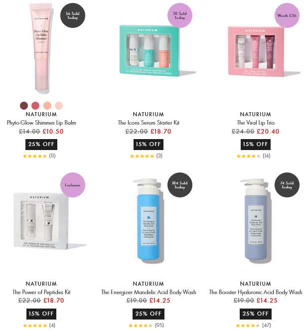 Up to 25% off Naturium at Space NK Up to 25% off Naturium at Space NK