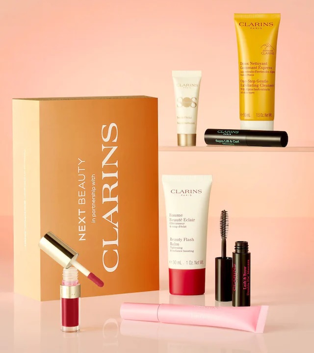 Next x Clarins Spa at Home Beauty Box 2025