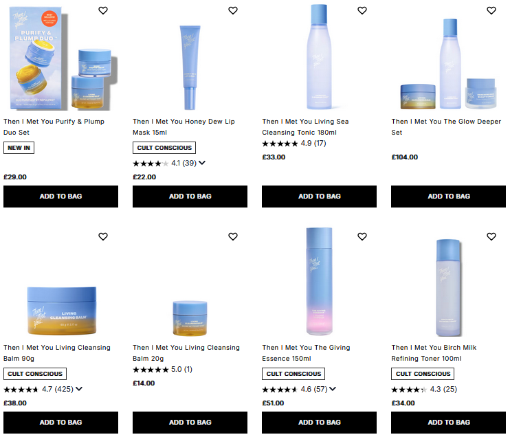 20% off Then I Met You at Cult Beauty