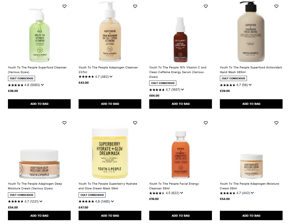 20% off Youth To The People at Cult Beauty 20% off Youth To The People at Cult Beauty