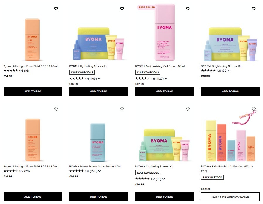 20% off Byoma at Cult Beauty 20% off Byoma at Cult Beauty