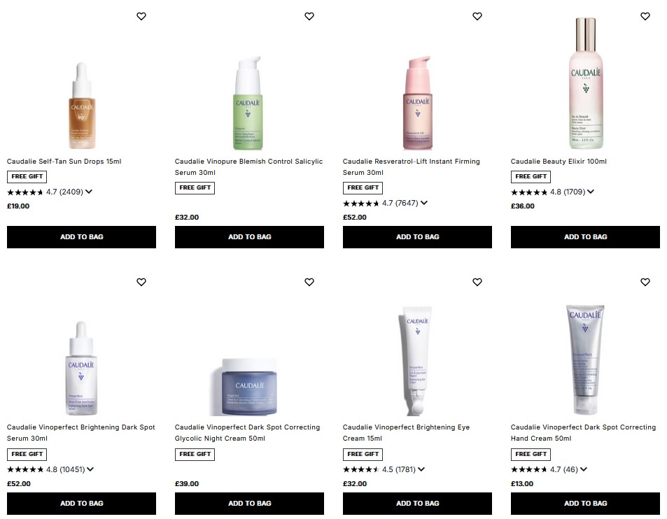 20% off Caudalie at Cult Beauty