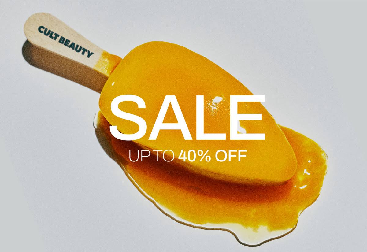 Up to 40% off sale at Cult Beauty