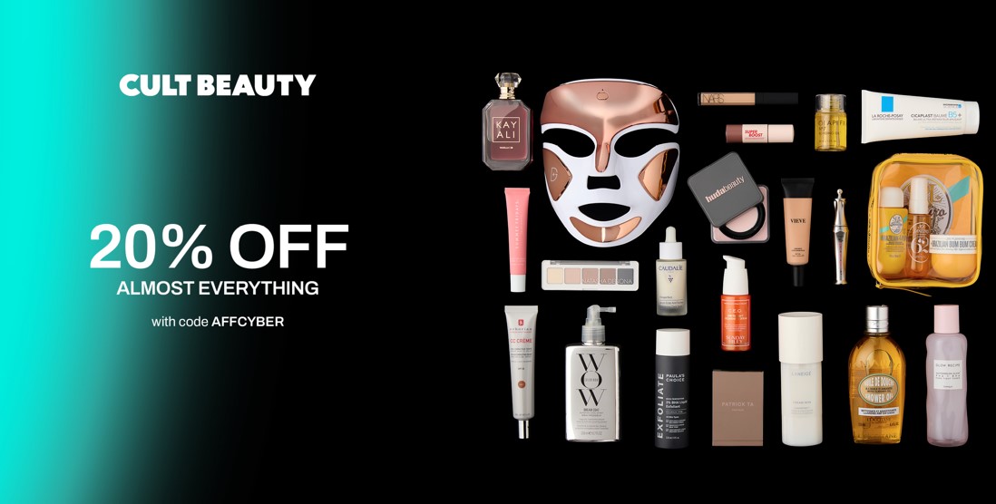 20% off almost everything at Cult Beauty 20% off almost everything at Cult Beauty
