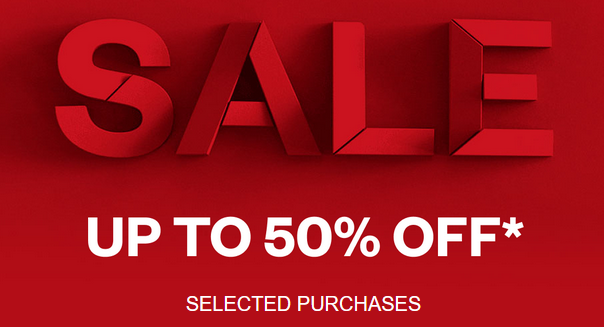 Up to 50% off sale at Harrods