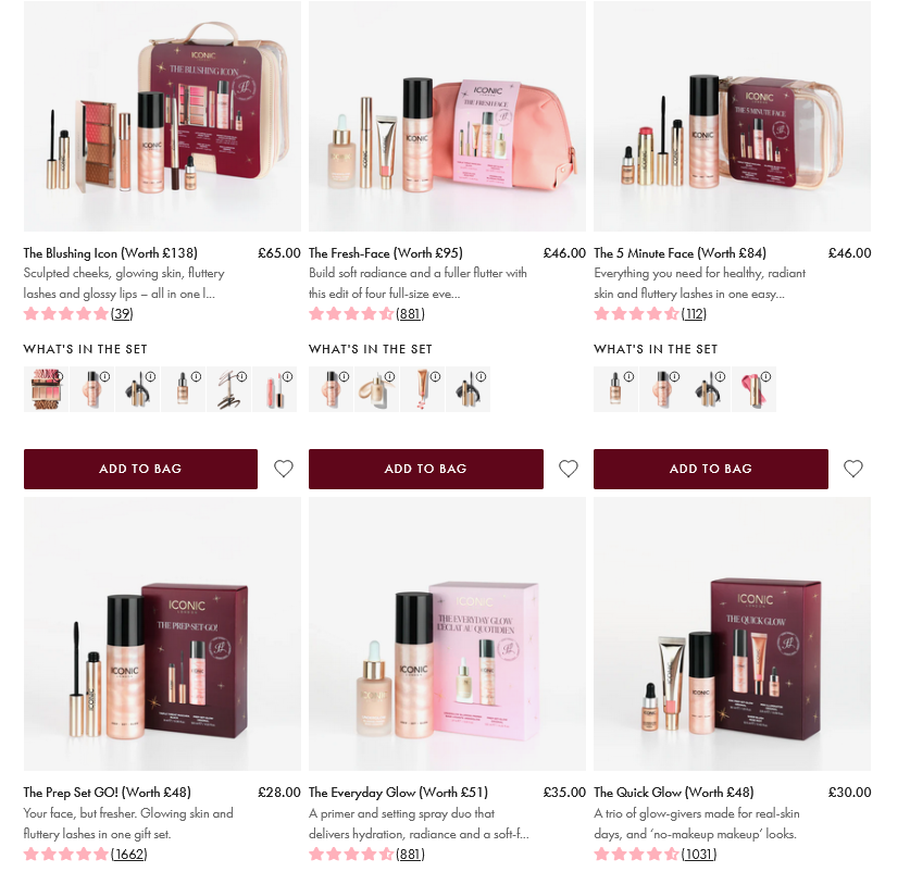 ICONIC London Holiday 2025 Gift Sets