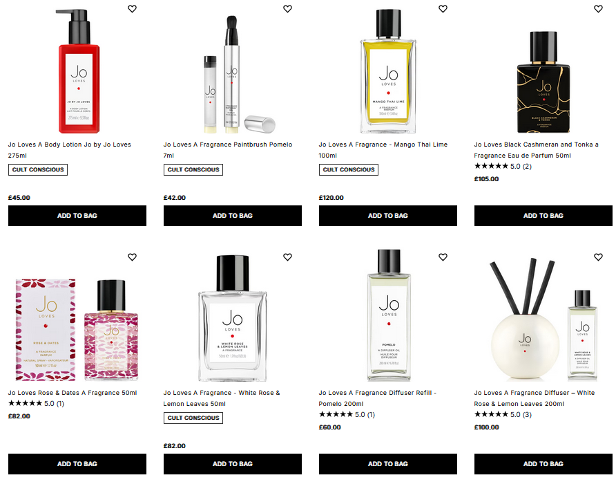 20% off Jo Loves at Cult Beauty