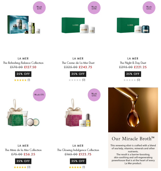 25% off La Mer at Space NK 25% off La Mer at Space NK