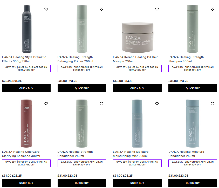 30% off L'ANZA at Lookfantastic