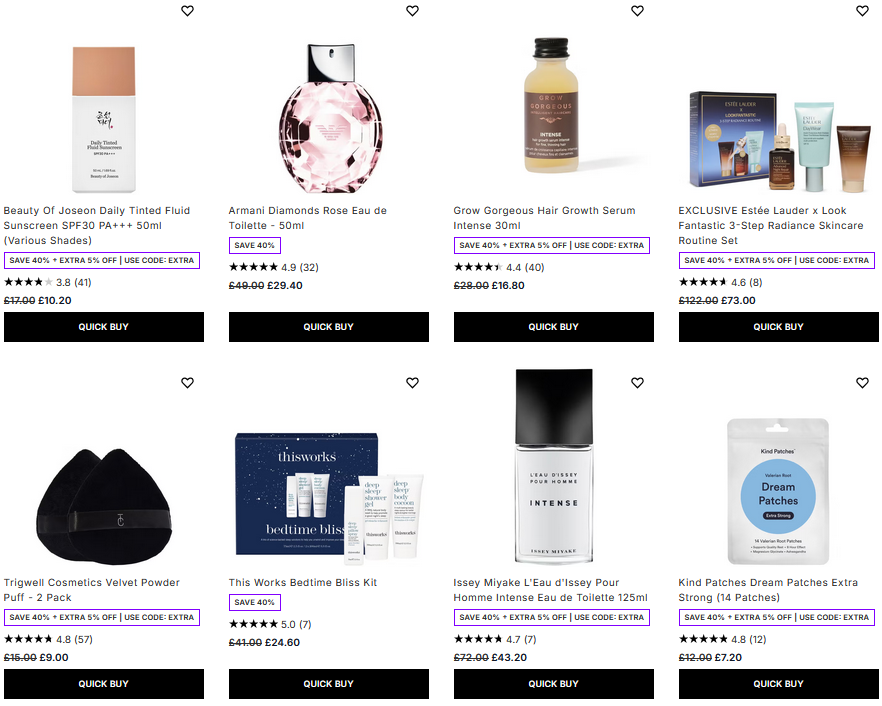 40% off selected at Lookfantastic 40% off selected at Lookfantastic