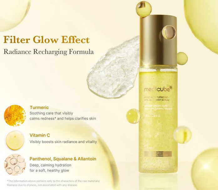 medicube Kojic Acid Turmeric Vita Jelly Mist Serum