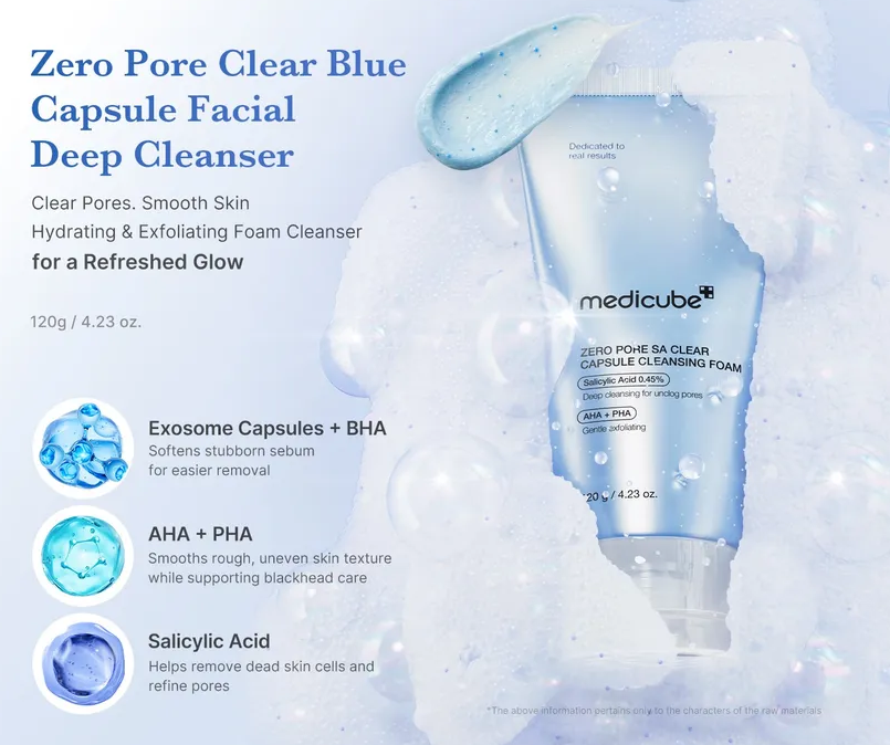 Medicube Zero Pore SA Clear Capsule Cleansing Foam Medicube Zero Pore SA Clear Capsule Cleansing Foam