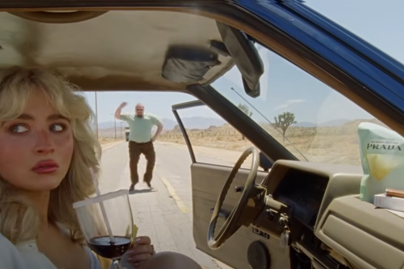 Sabrina Carpenter teases new Prada Beauty collaboration in ‘Manchild’ music video Sabrina Carpenter teases new Prada Beauty collaboration in ‘Manchild’ music video