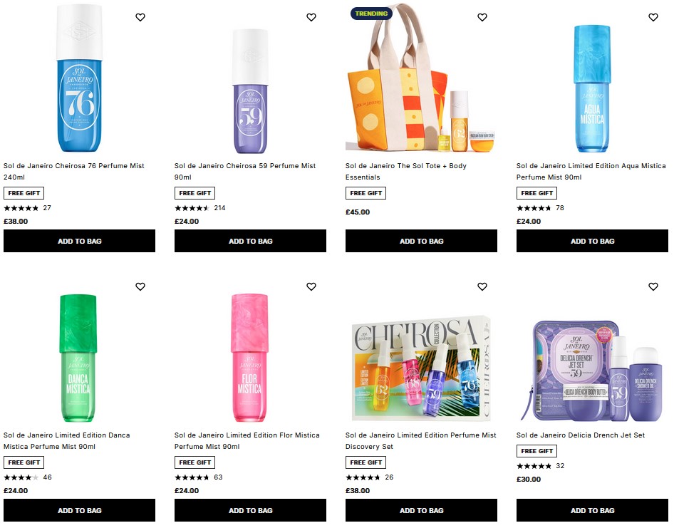 20% off Sol de Janeiro at Cult Beauty