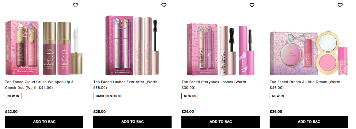 Too Faced Holiday 2025 Gift Sets 