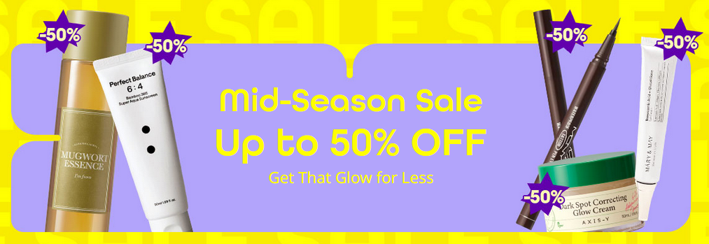 Up to 50% off selected at Yesstyle