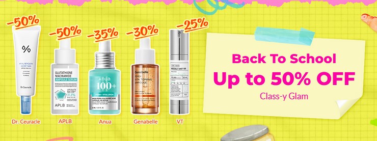 Up to 50% off selected at Yesstyle