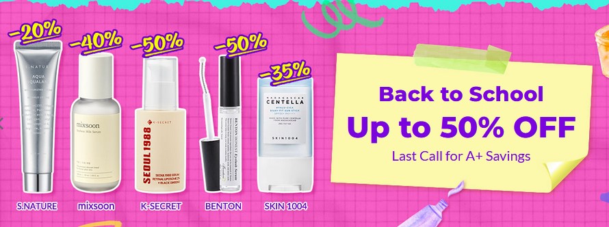 Up to 50% off selected at Yesstyle