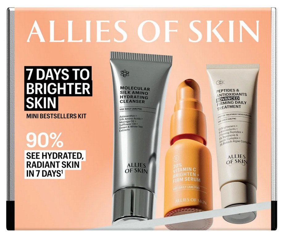 Allies of Skin 7 Days to Brighter Skin Skincare Kit