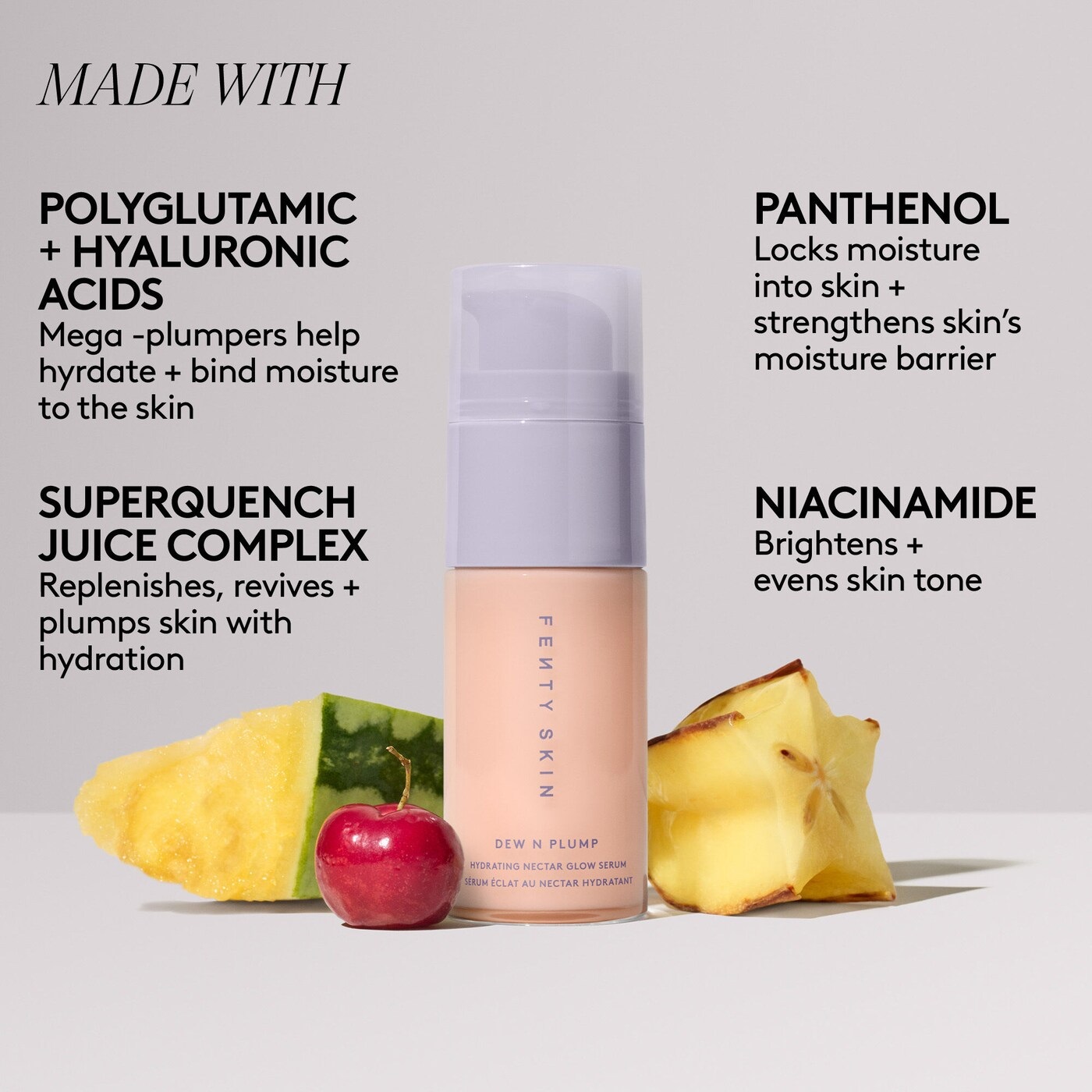 Fenty Beauty Dew N Plump Hydrating Necter Glow Serum Fenty Beauty Dew N Plump Hydrating Necter Glow Serum