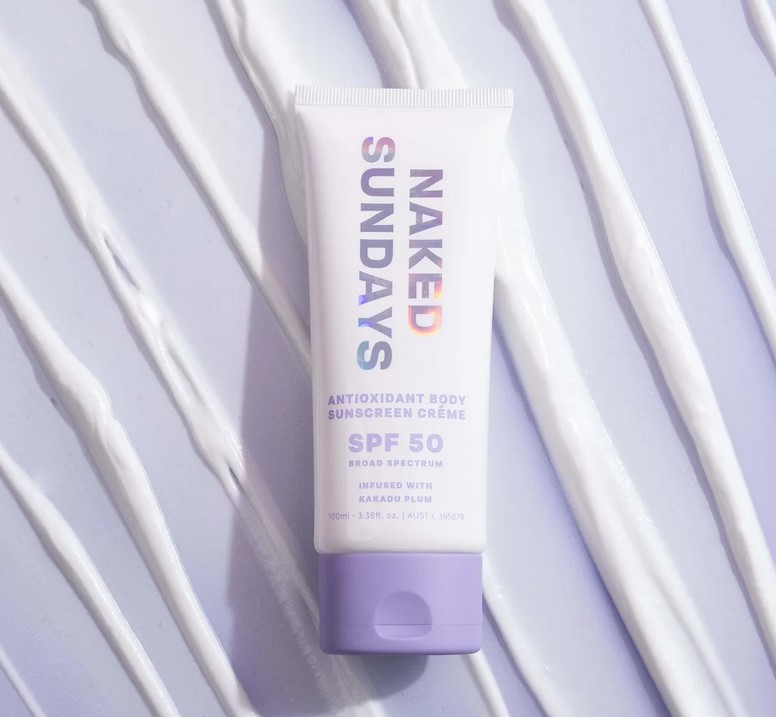 Naked Sundays SPF50 Antioxidant Body Sunscreen Creme