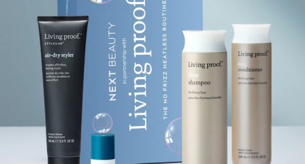 Next x Living Proof No Frizz Heatless Routine Beauty Box 2025