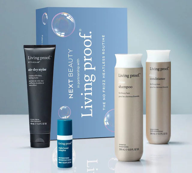Next x Living Proof No Frizz Heatless Routine Beauty Box 2025