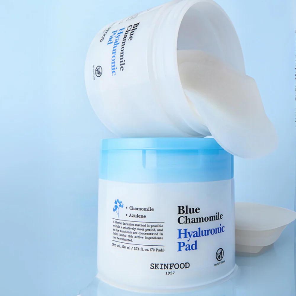 SKINFOOD Blue Chamomile Hyaluronic Pad SKINFOOD Blue Chamomile Hyaluronic Pad