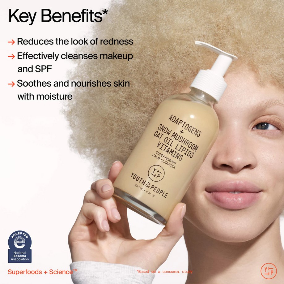 Youth To The People Supershroom Calming Face Cleanser