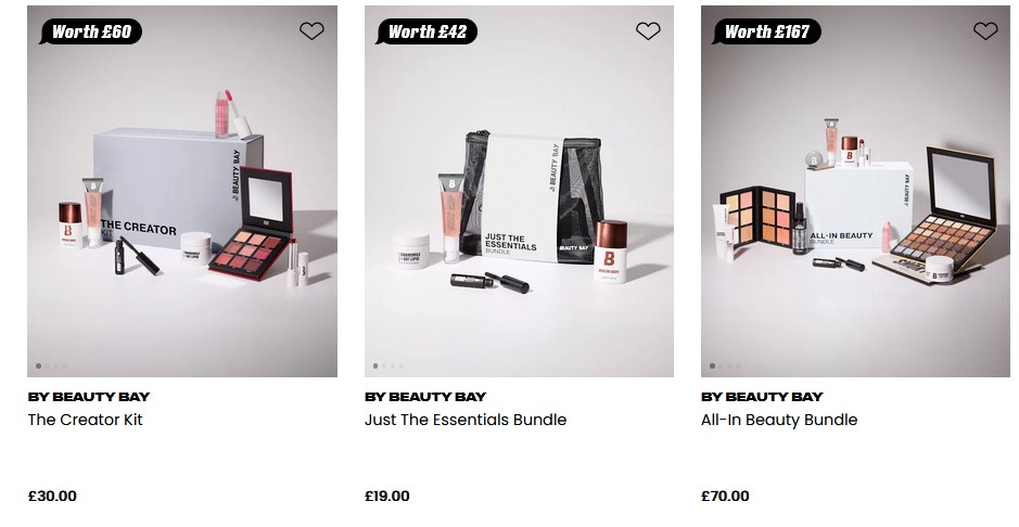 New limited-edition bundles at BEAUTY BAY
