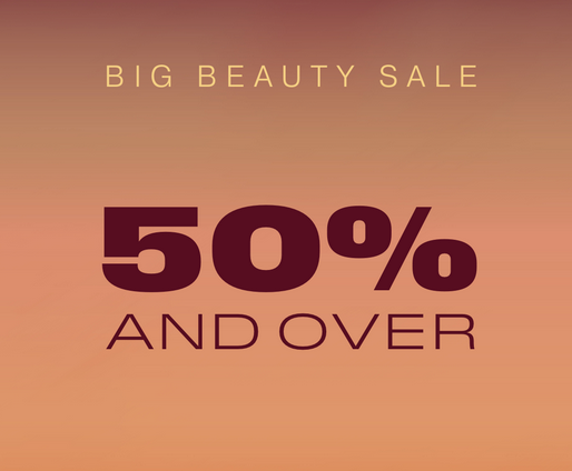 50% and over sale at BEAUTY BAY