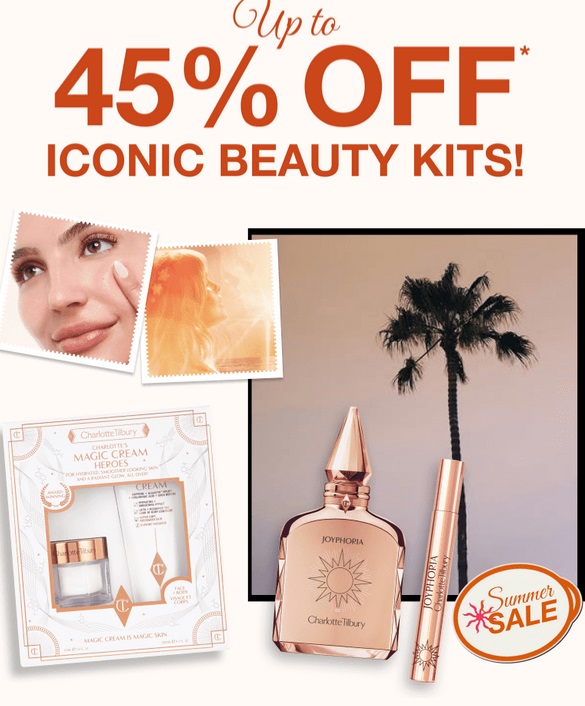 Up to 45% off Beauty Kits at Charlotte Tilbury