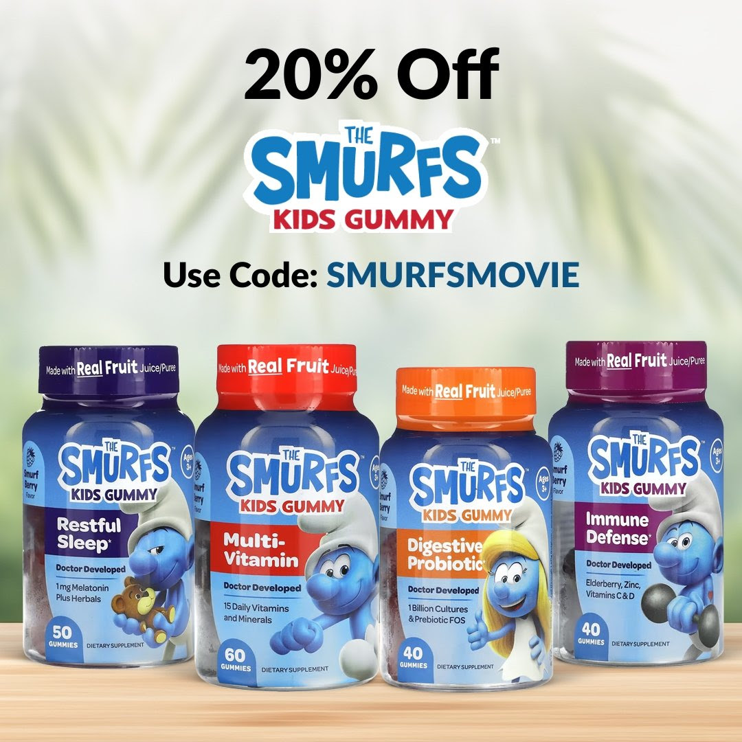 20% off The Smurfs Kids Gummies