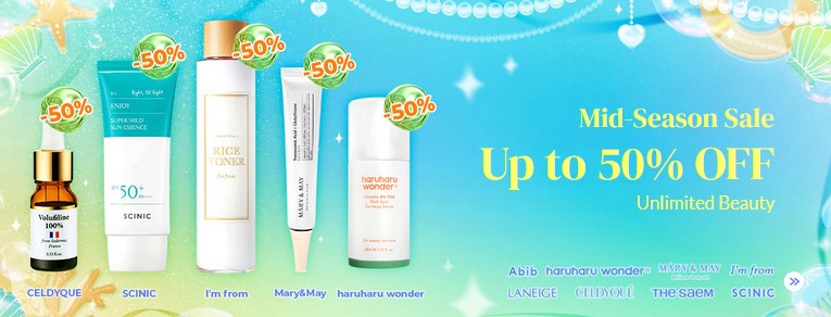 Up to 50% off selected at Yesstyle