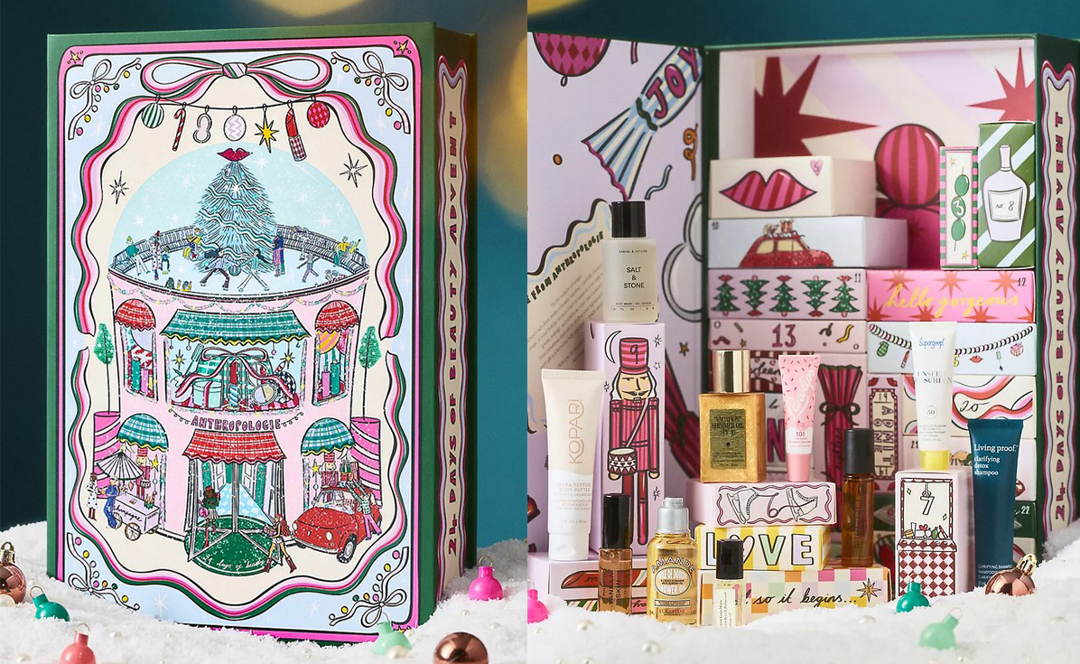 Anthropologie The 24 Days of Beauty Advent Calendar 2025
