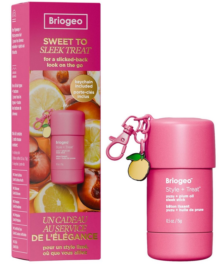 Briogeo Style + Treat™ Hair Sleek Stick + Limited Edition Key Chain Gift Set Briogeo Style + Treat™ Hair Sleek Stick + Limited Edition Key Chain Gift Set