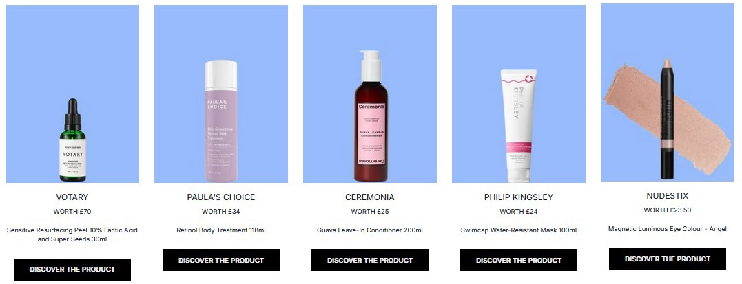 Free full-size beauty treat when you spend £80 at Cult Beauty